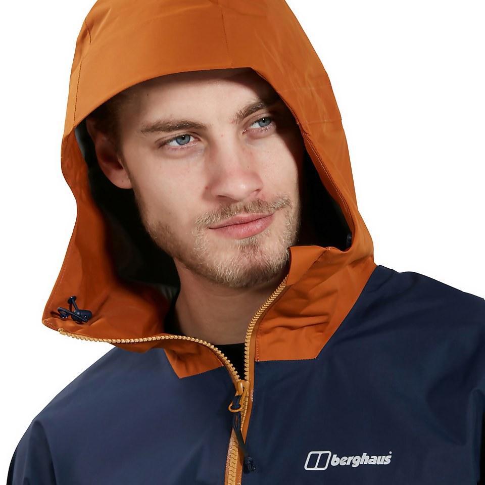 Men's Sky Hiker Waterproof Jacket - Brown / Blue