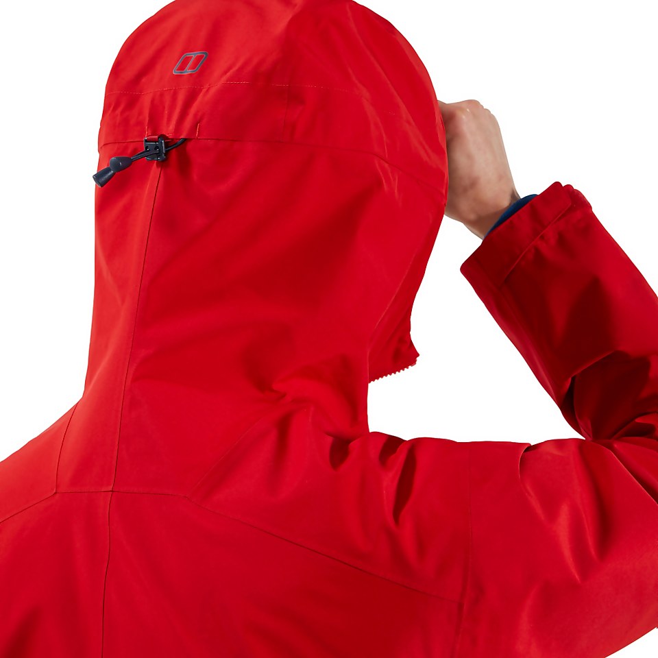 Men's Paclite Peak Vented Waterproof Jacket - Red
