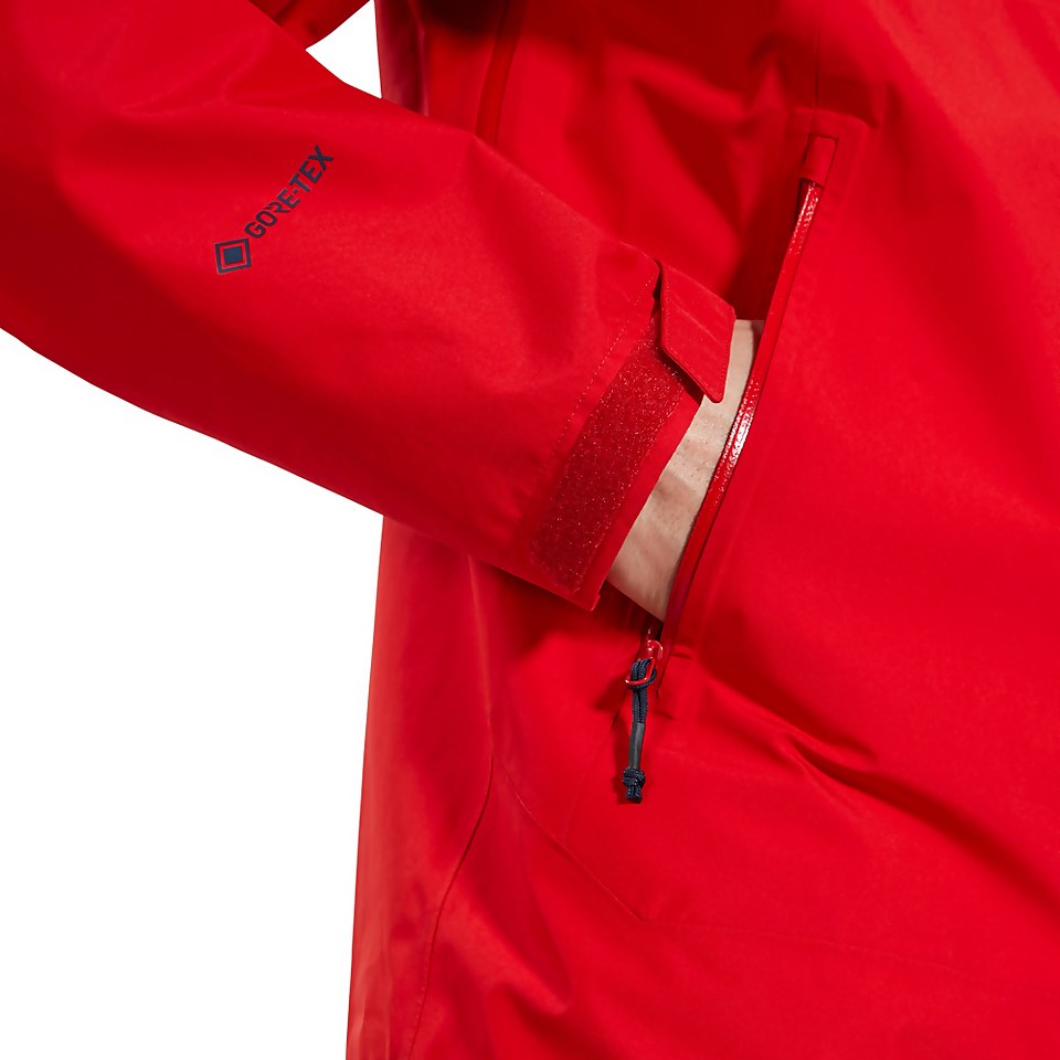 Men's Paclite Peak Vented Waterproof Jacket - Red