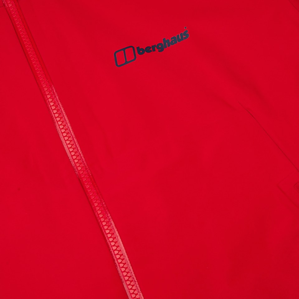 Men's Paclite Peak Vented Waterproof Jacket - Red