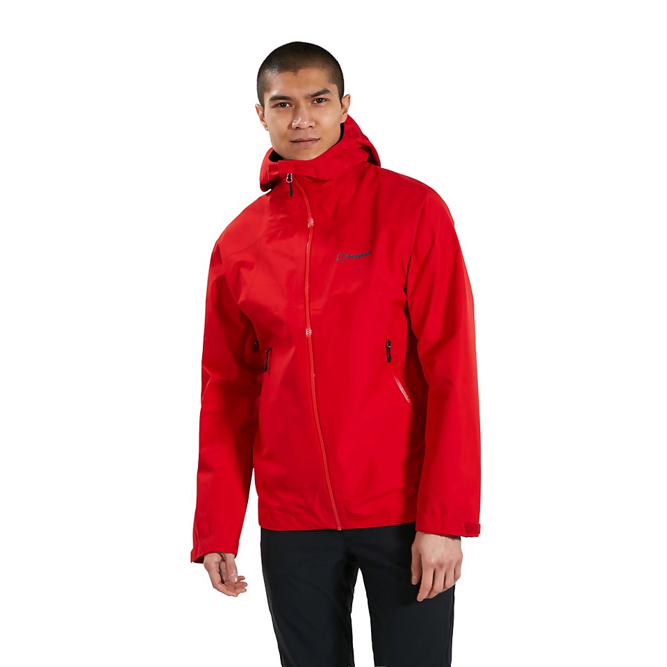 Men's Paclite Peak Vented Waterproof Jacket - Red