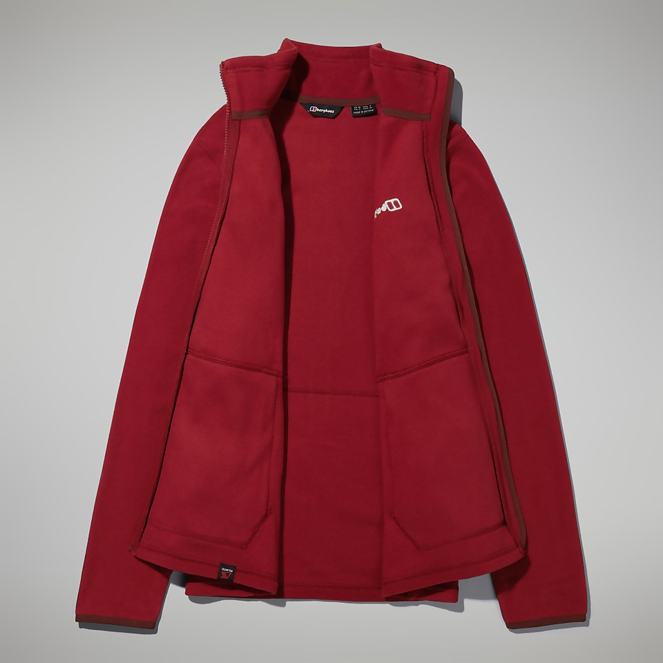 Women's Prism 2.0 Micro Full Zip InterActive - Dark Red