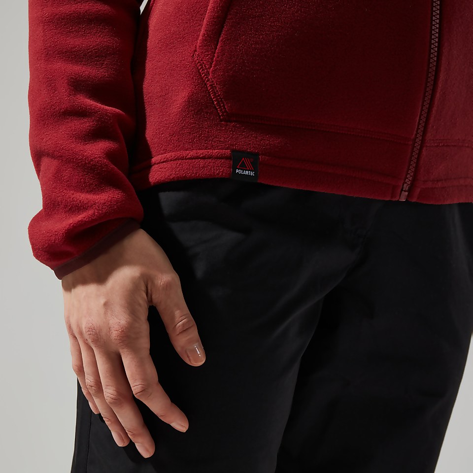 Women's Prism 2.0 Micro Full Zip InterActive - Dark Red
