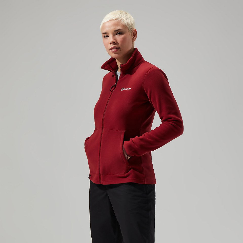 Women's Prism 2.0 Micro Full Zip InterActive - Dark Red