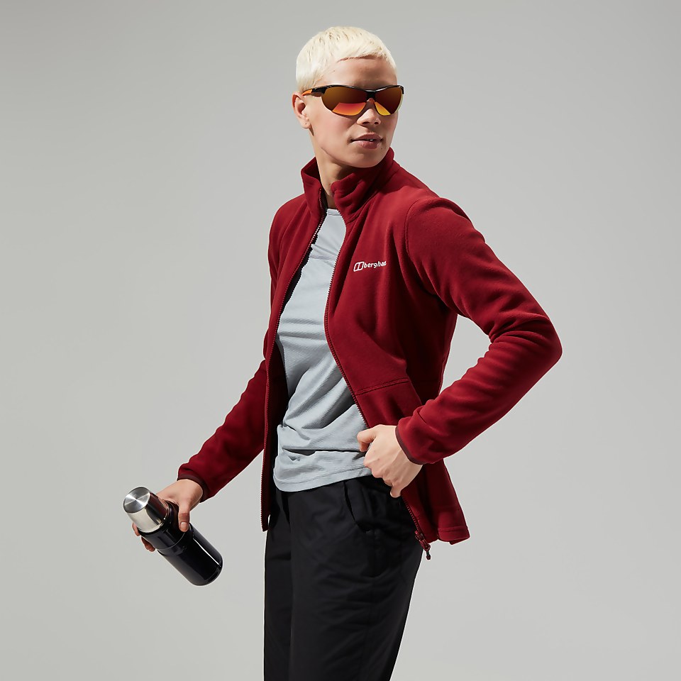 Women's Prism 2.0 Micro Full Zip InterActive - Dark Red