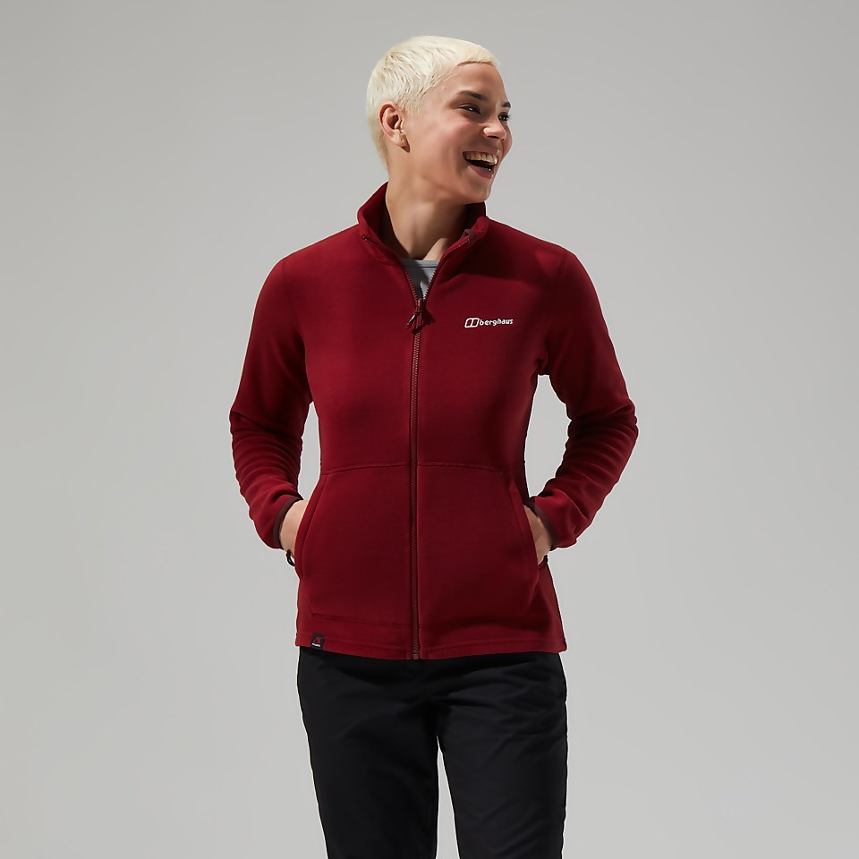 Women's Prism 2.0 Micro Full Zip InterActive - Dark Red