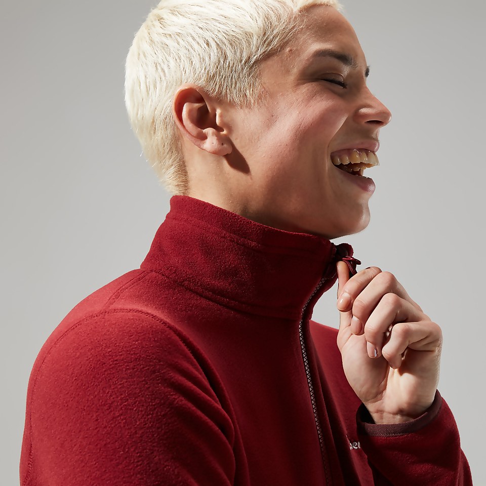 Women's Prism 2.0 Micro Full Zip InterActive - Dark Red
