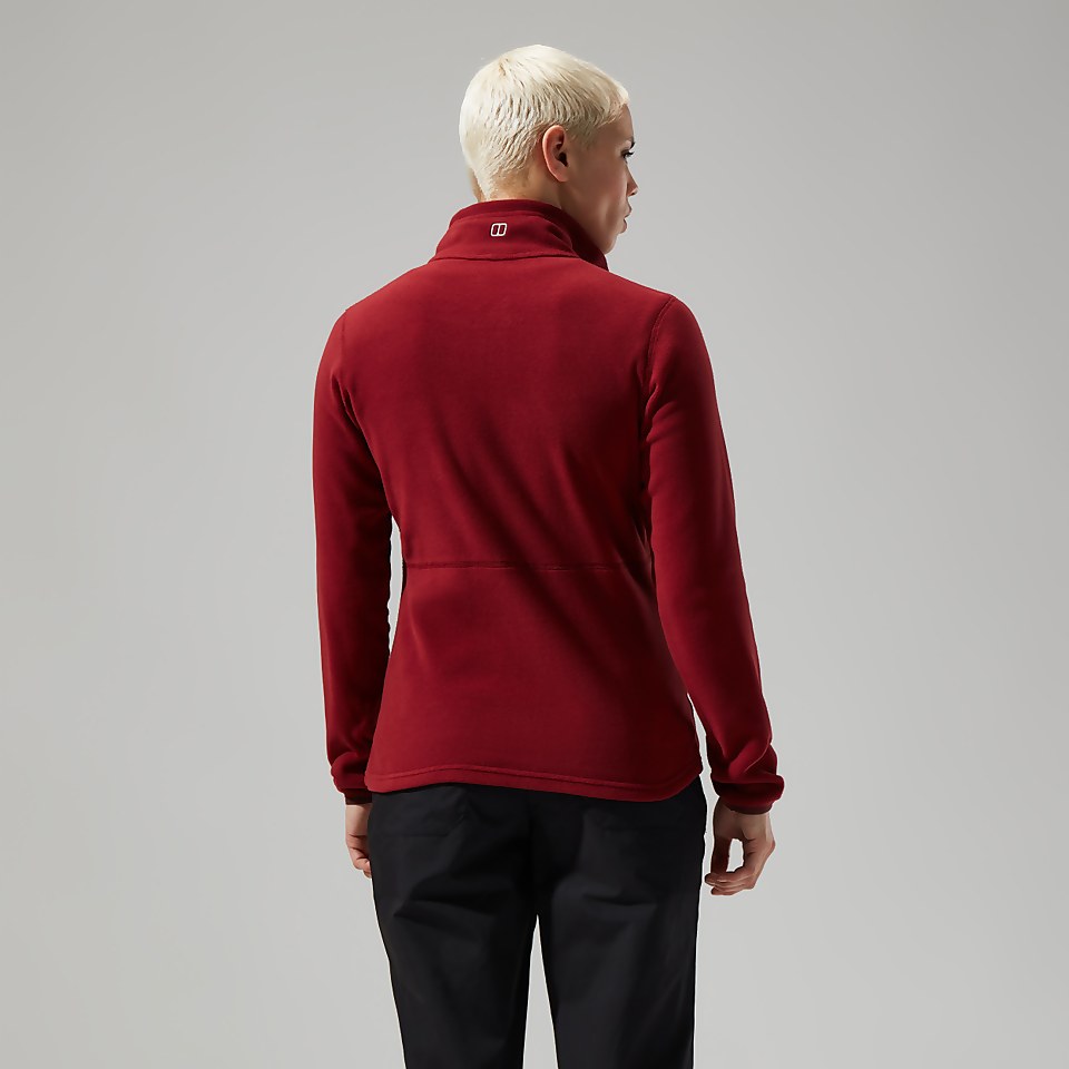 Women's Prism 2.0 Micro Full Zip InterActive - Dark Red