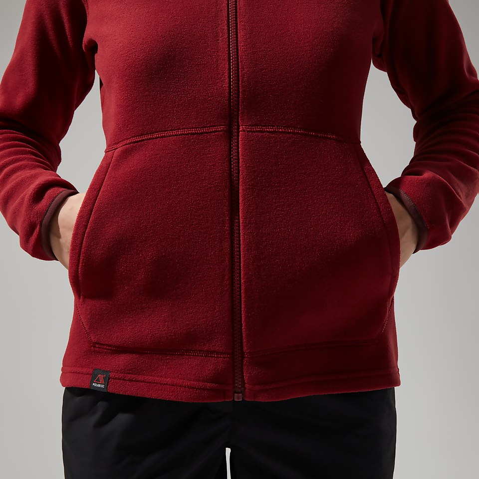 Women's Prism 2.0 Micro Full Zip InterActive - Dark Red