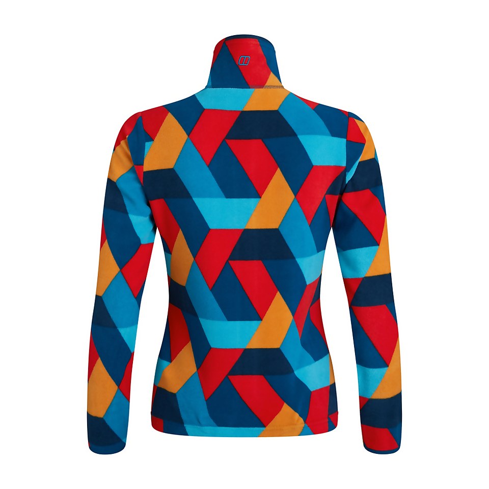 Women's Navala Fleece Jacket - Red / Blue