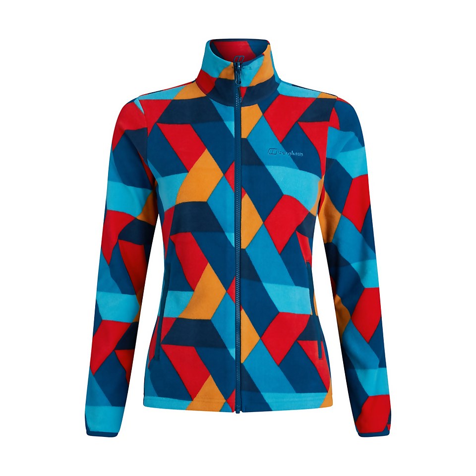 Women's Navala Fleece Jacket - Red / Blue