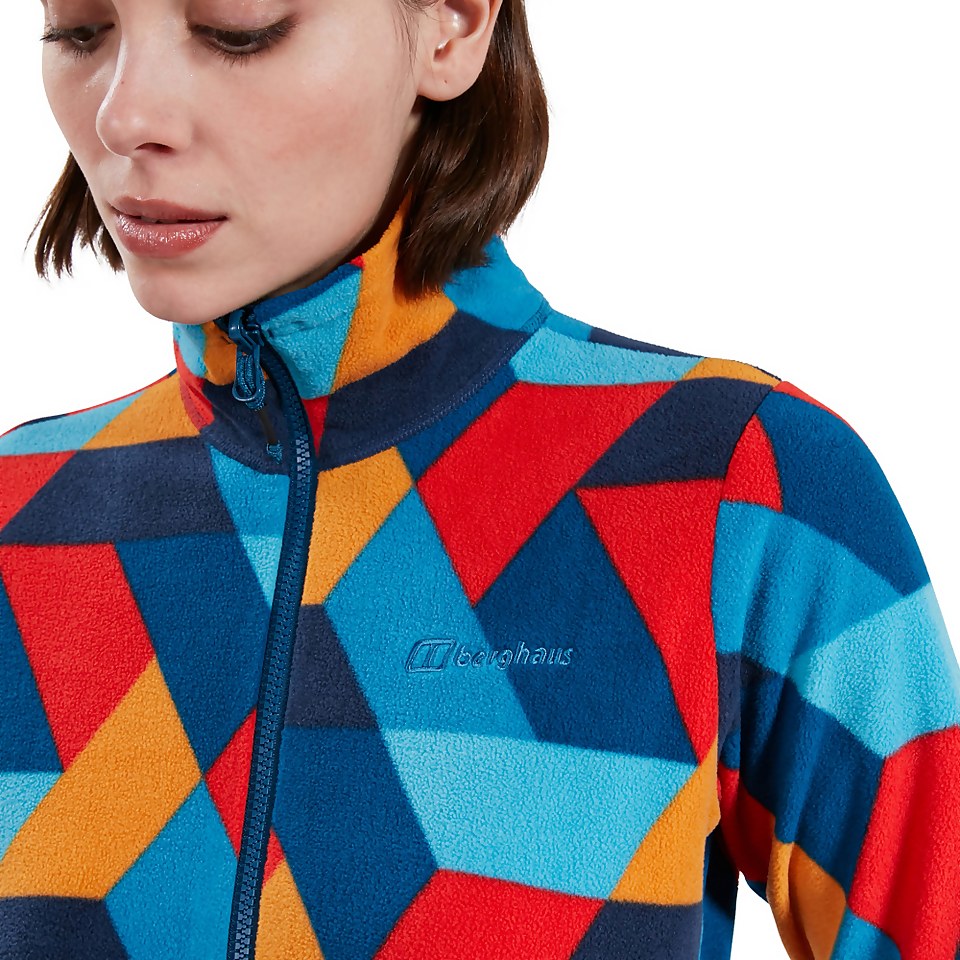 Women's Navala Fleece Jacket - Red / Blue