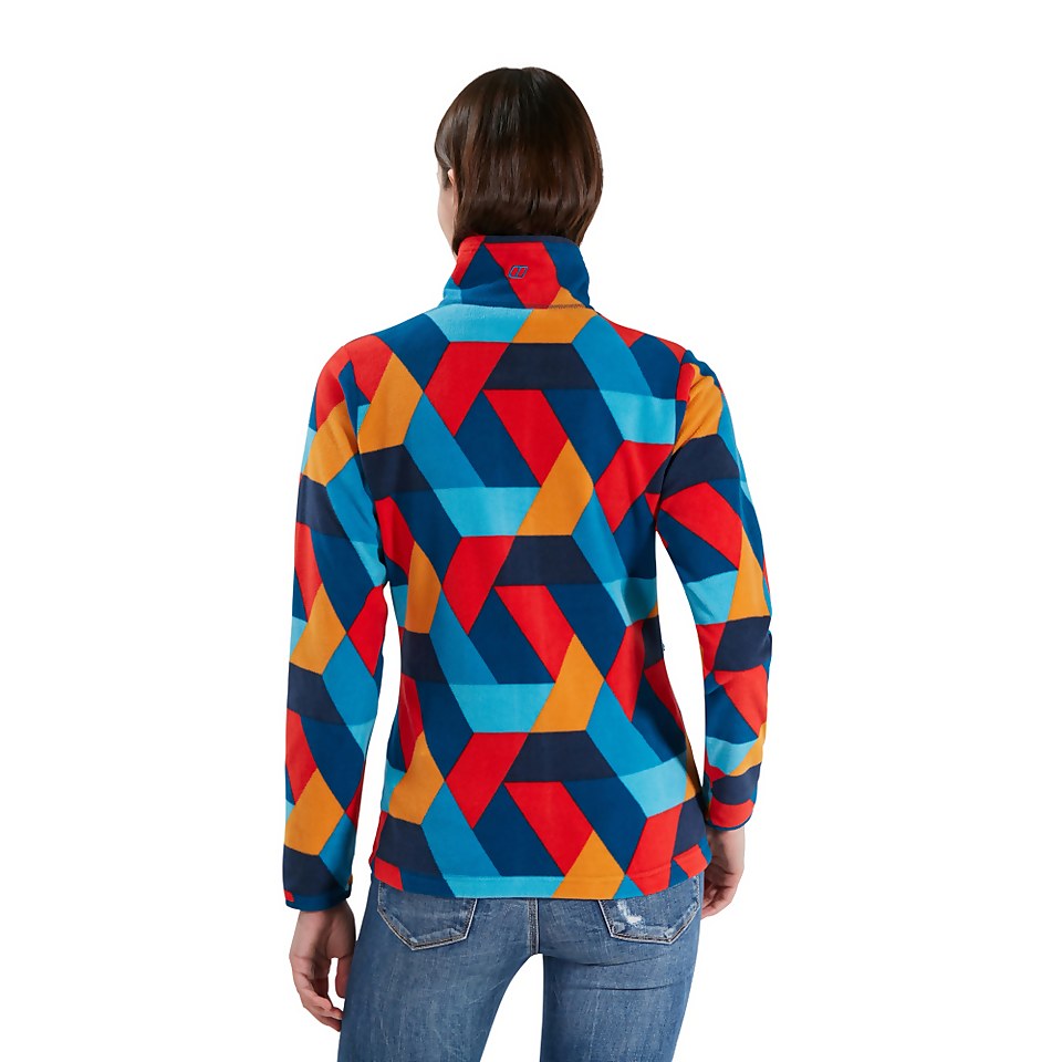 Women's Navala Fleece Jacket - Red / Blue