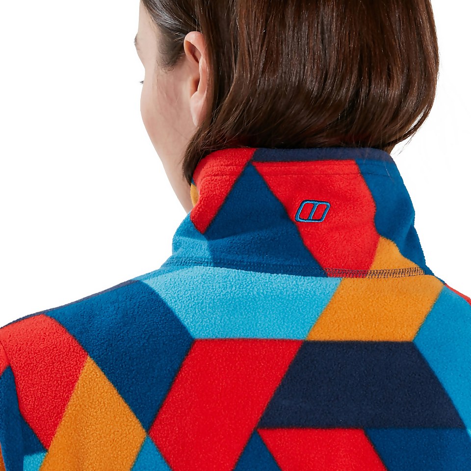 Women's Navala Fleece Jacket - Red / Blue