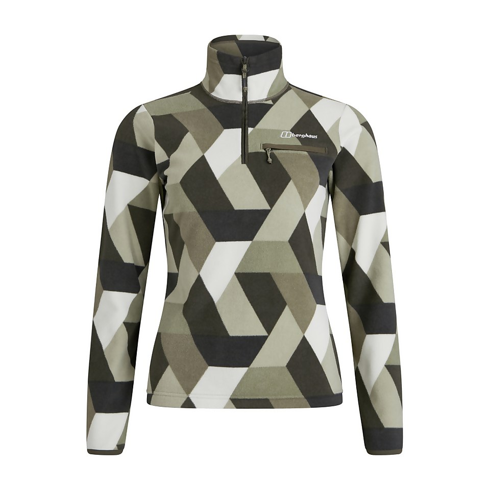 Women's Navala Half Zip Fleece Jacket - Green