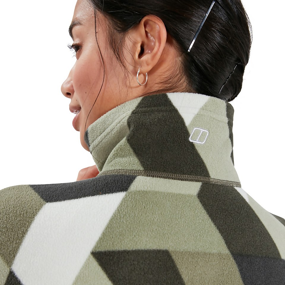 Women's Navala Half Zip Fleece Jacket - Green