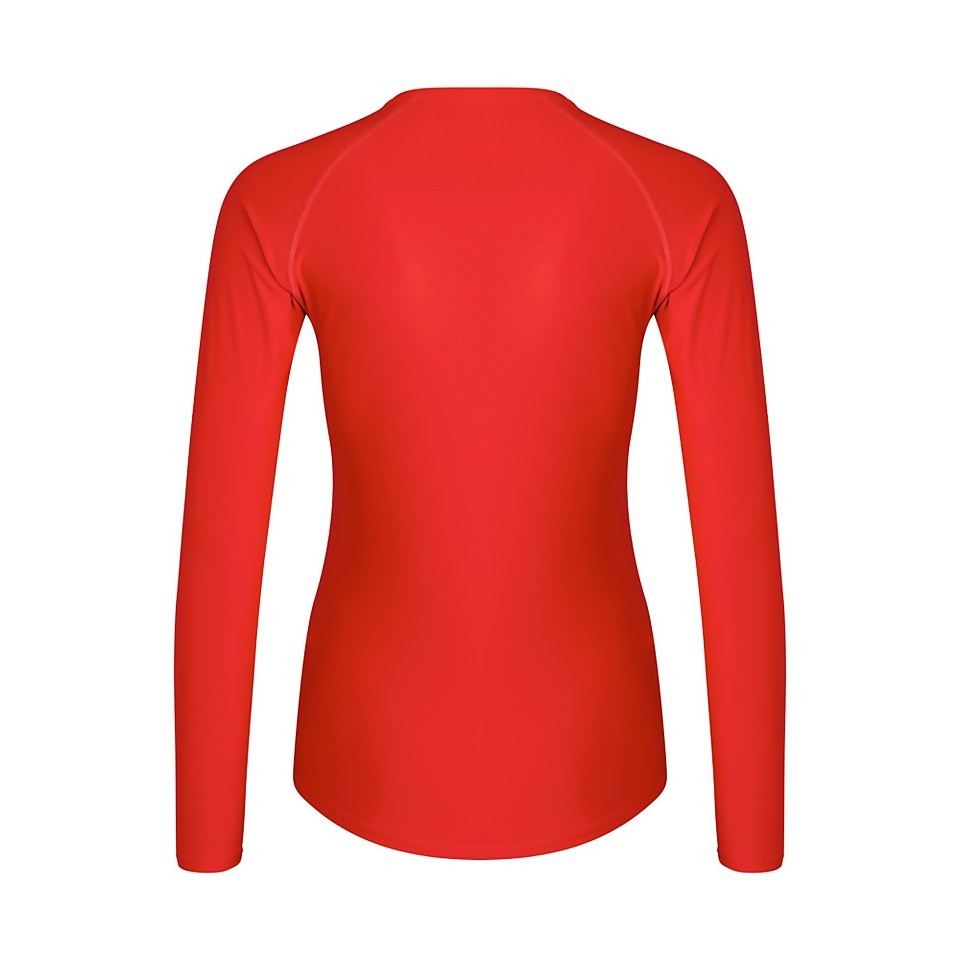 Women's 24/7 Long Sleeve Crew Base Layer - Red