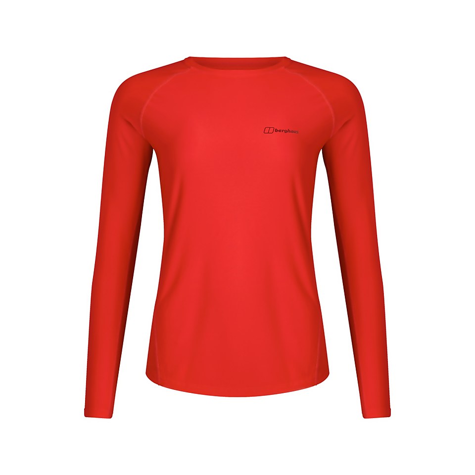 Women's 24/7 Long Sleeve Crew Base Layer - Red