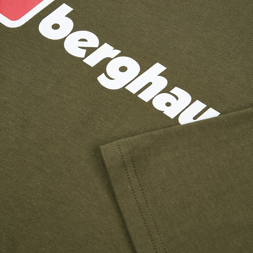 Men's Organic Big Logo T-Shirt Dark Green
