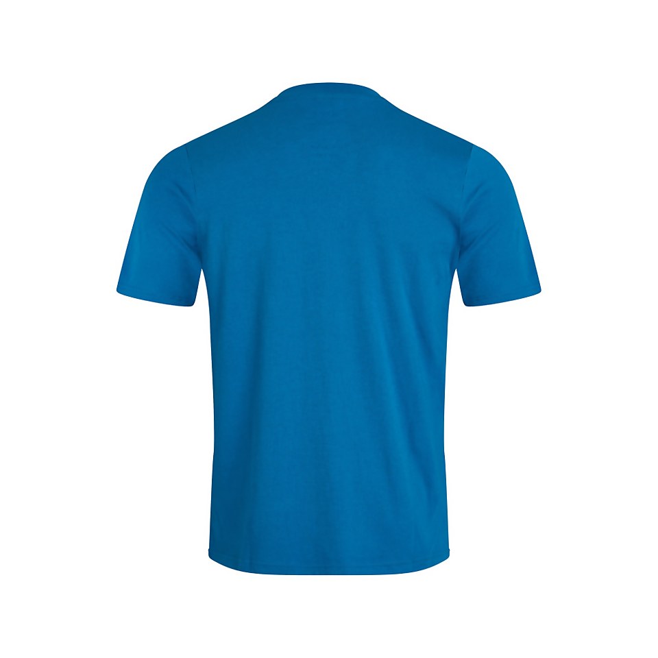 Men's Organic Big Classic Logo T-Shirt Blue