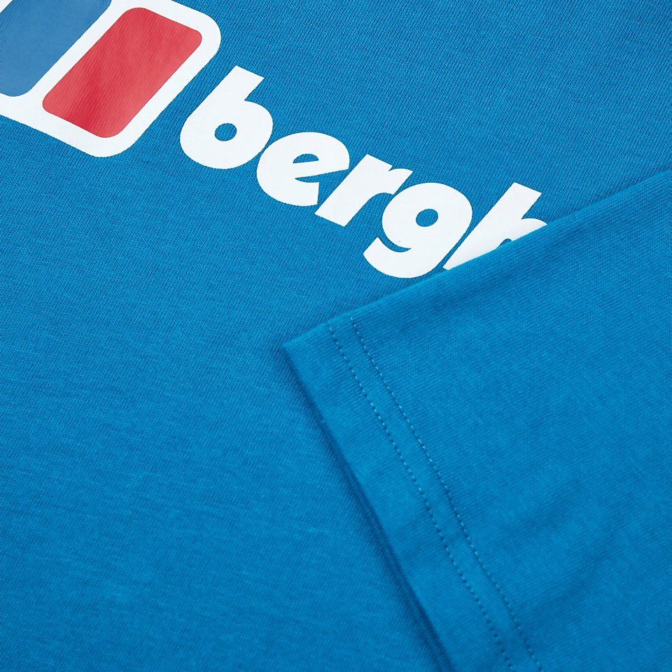 Men's Organic Big Classic Logo T-Shirt Blue