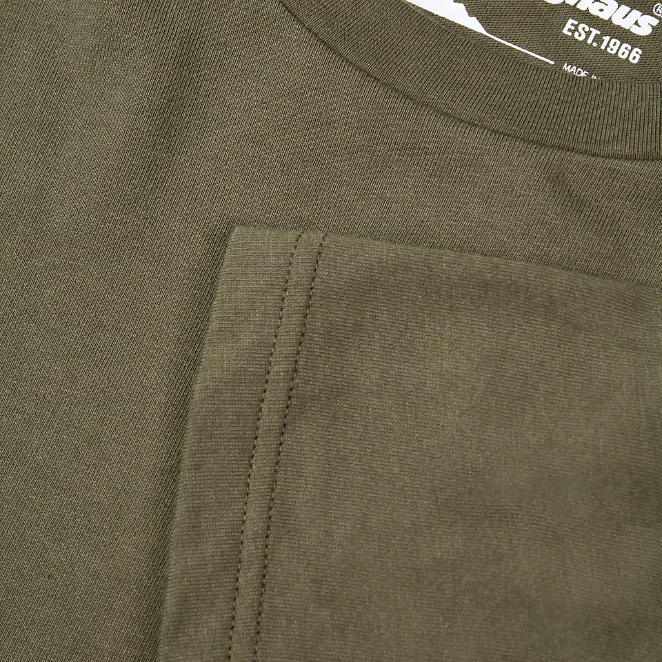 Men's Organic Front & Back Logo T-Shirt Green