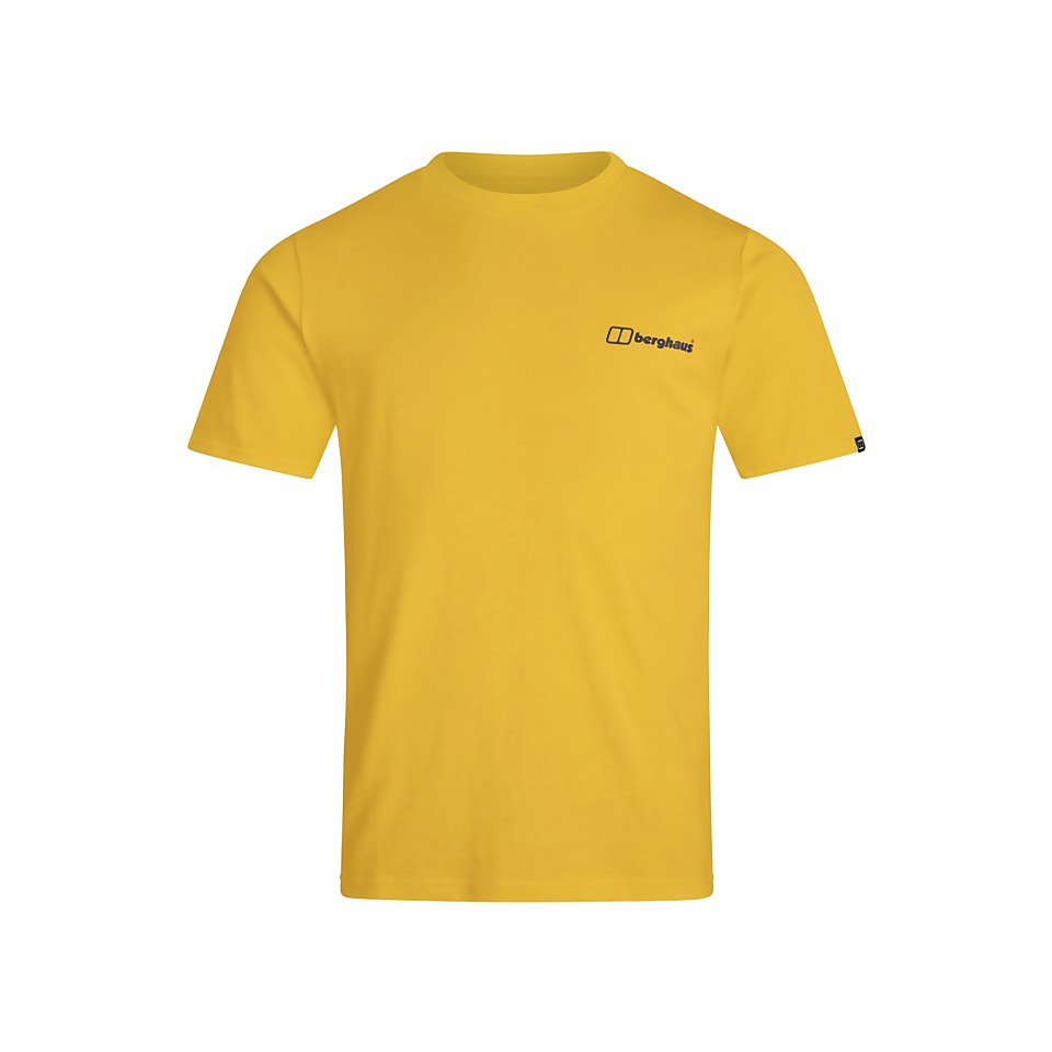 Men's Organic Colour Logo T-Shirt Brown