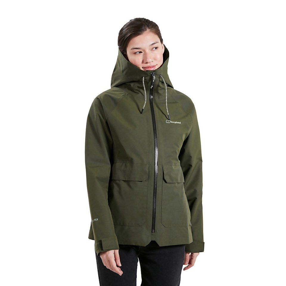 Women's Highraise Waterproof Jacket - Green