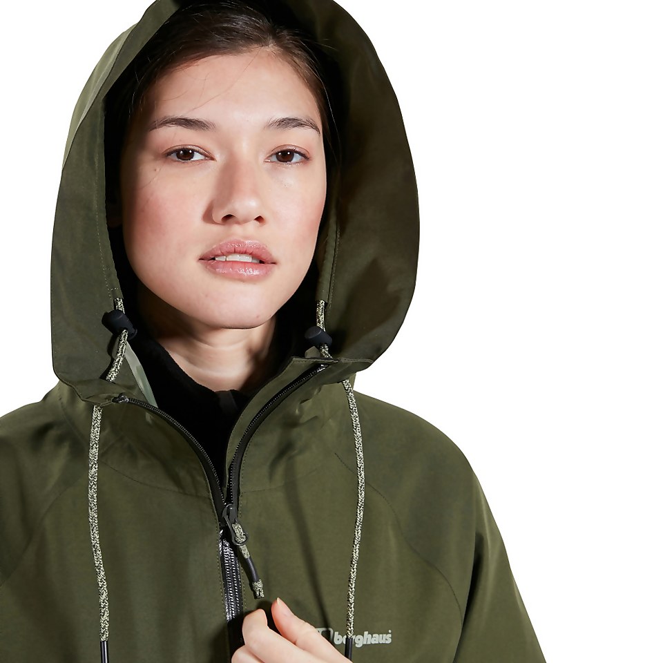 Women's Highraise Waterproof Jacket - Green