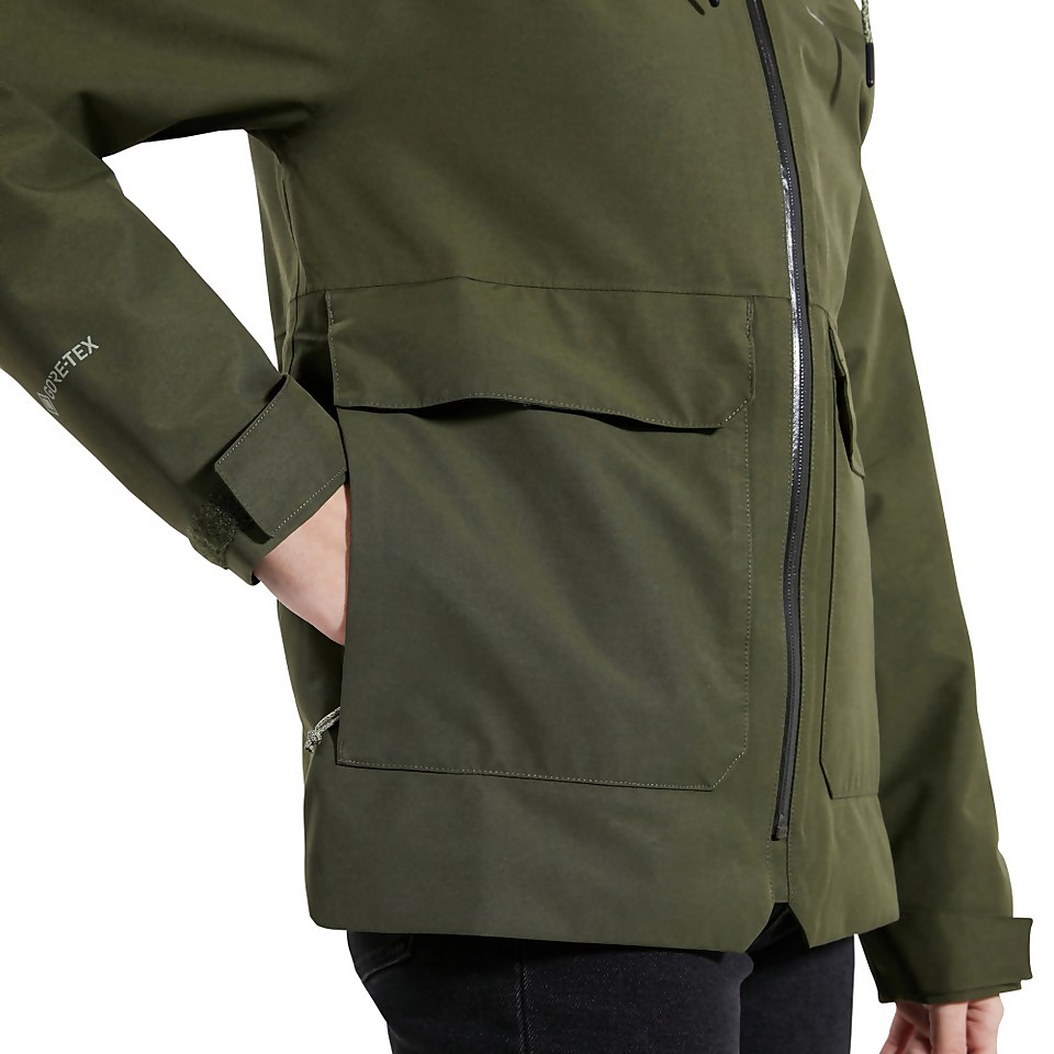 Women's Highraise Waterproof Jacket - Green