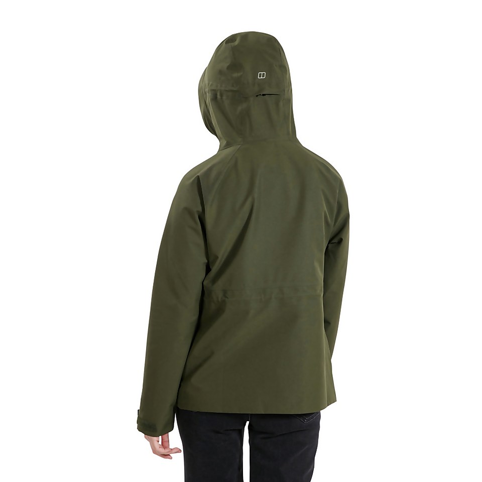 Women's Highraise Waterproof Jacket - Green