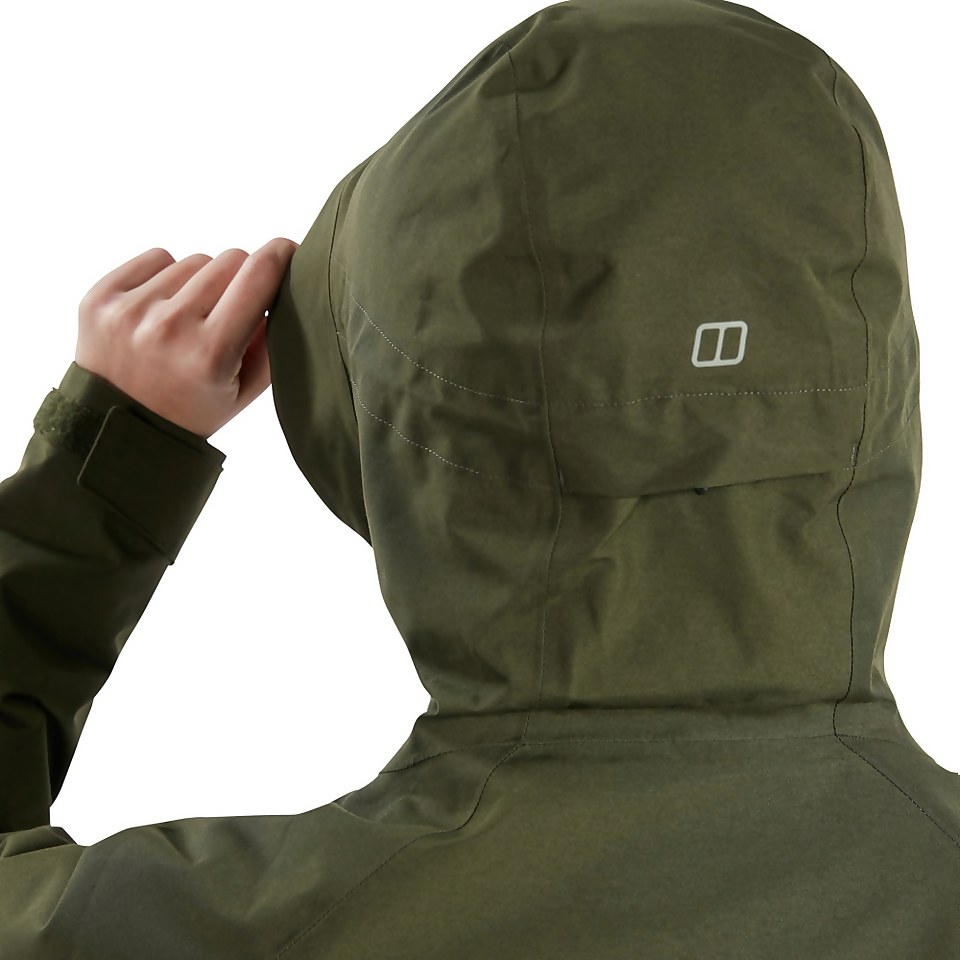 Women's Highraise Waterproof Jacket - Green