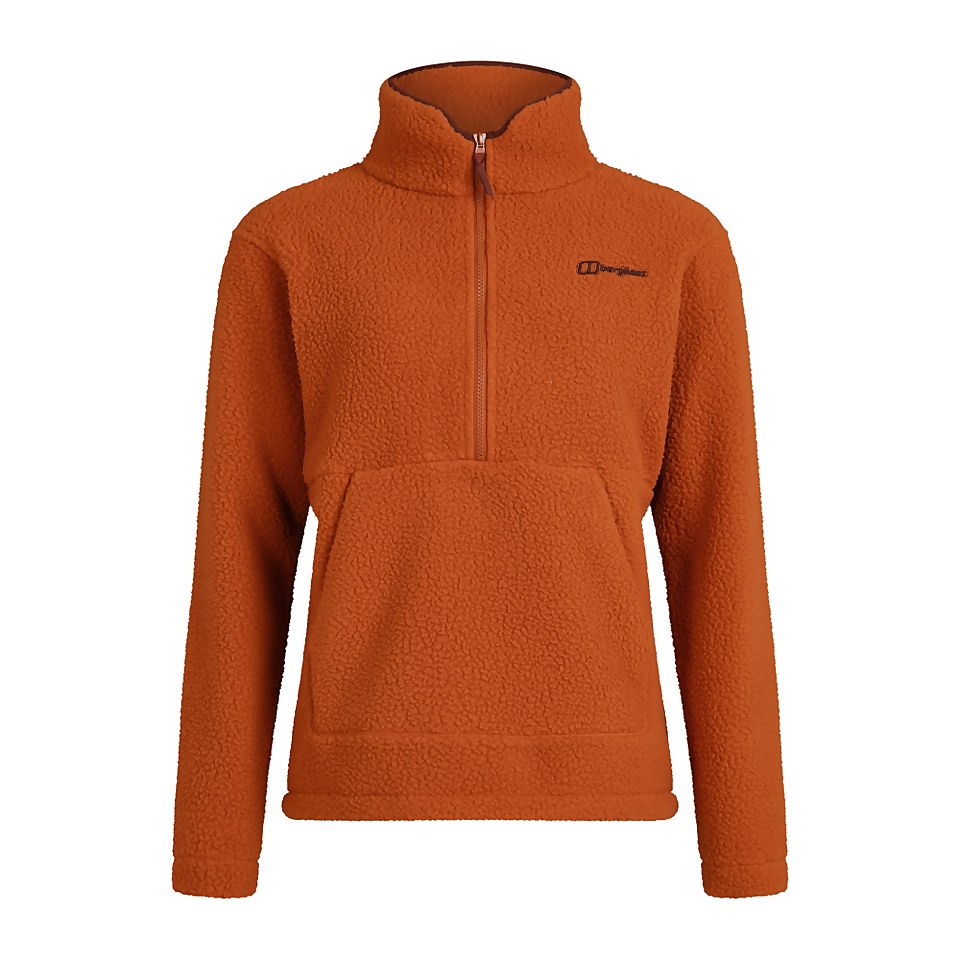 Women's Hawkser Half Zip Fleece - Brown