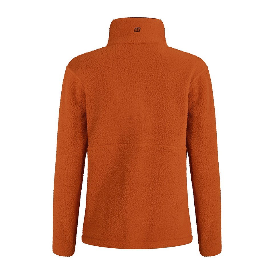 Women's Hawkser Half Zip Fleece - Brown