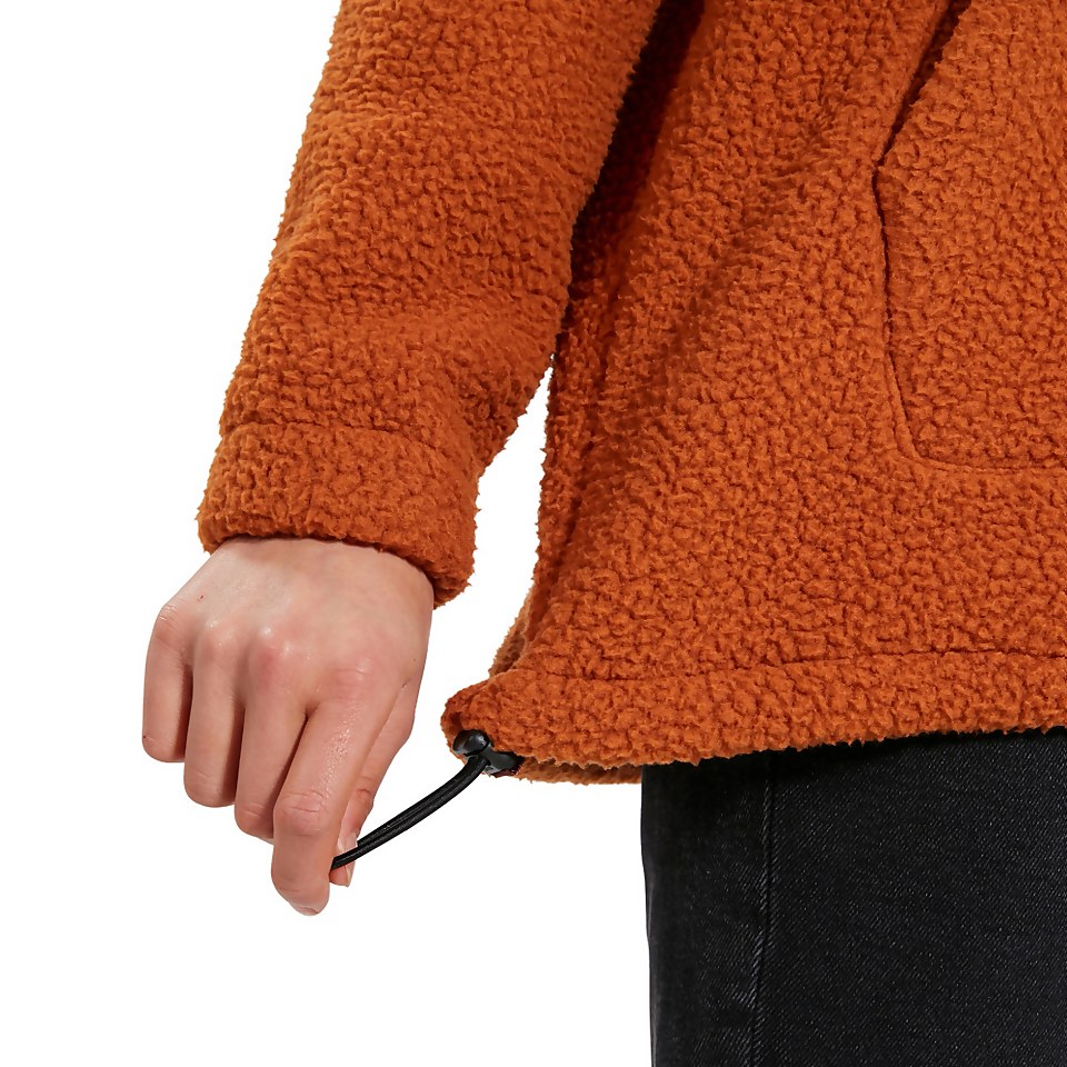 Women's Hawkser Half Zip Fleece - Brown