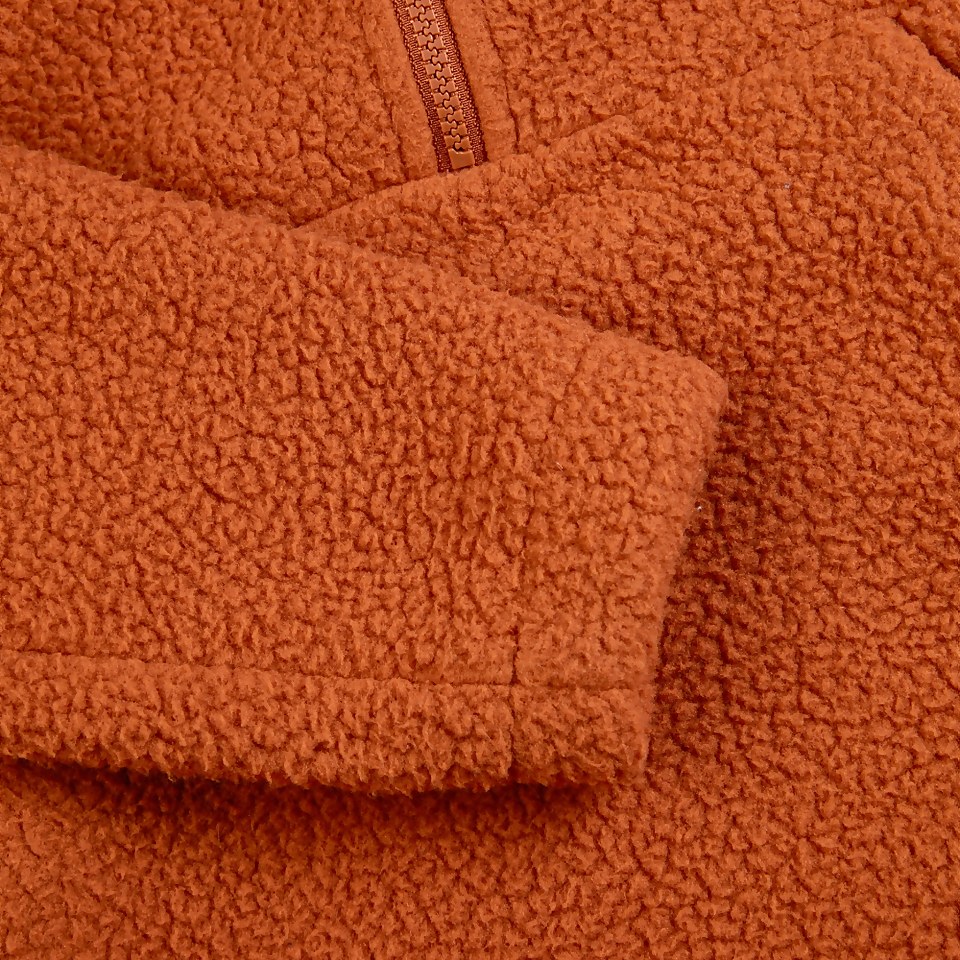 Women's Hawkser Half Zip Fleece - Brown