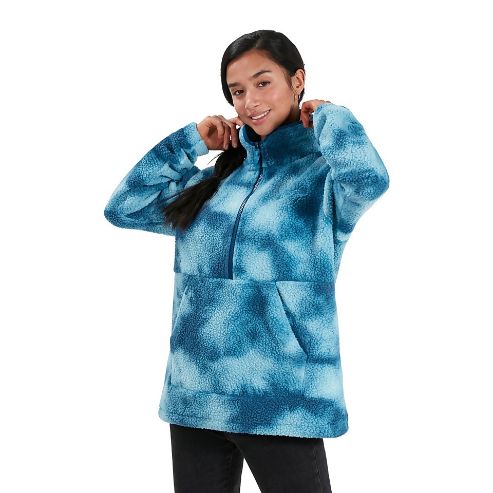 Women's Hawkser Half Zip Fleece - Blue