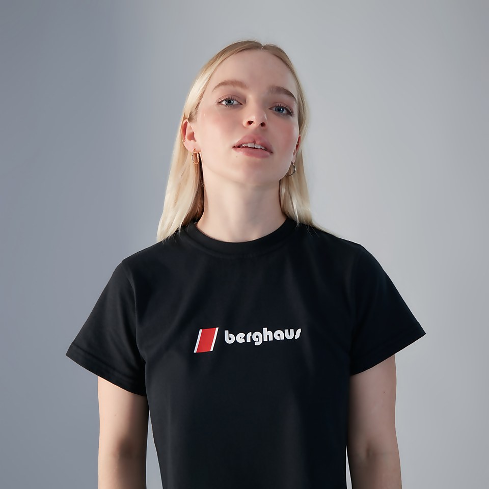 Women's Crop Short Sleeve Tee - Black