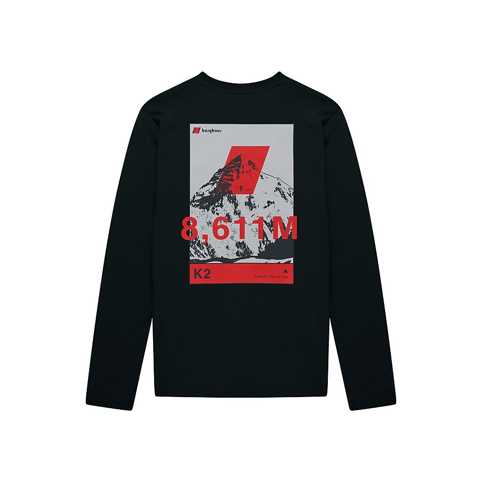 Men's 8000's Everest Long Sleeve Tee - Black