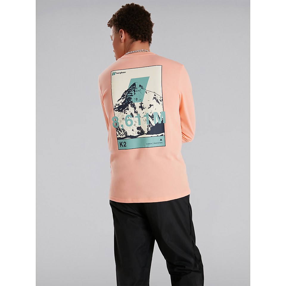 Men's 8000's Everest Long Sleeve Tee - Pink
