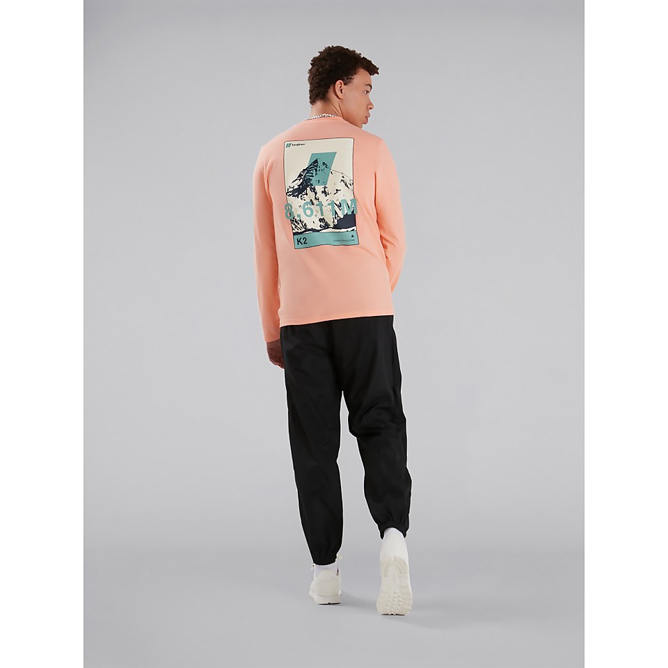 Men's 8000's Everest Long Sleeve Tee - Pink