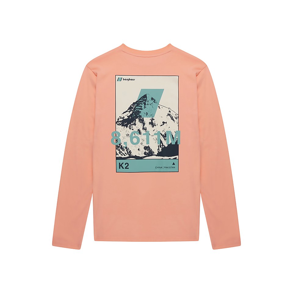 Men's 8000's Everest Long Sleeve Tee - Pink