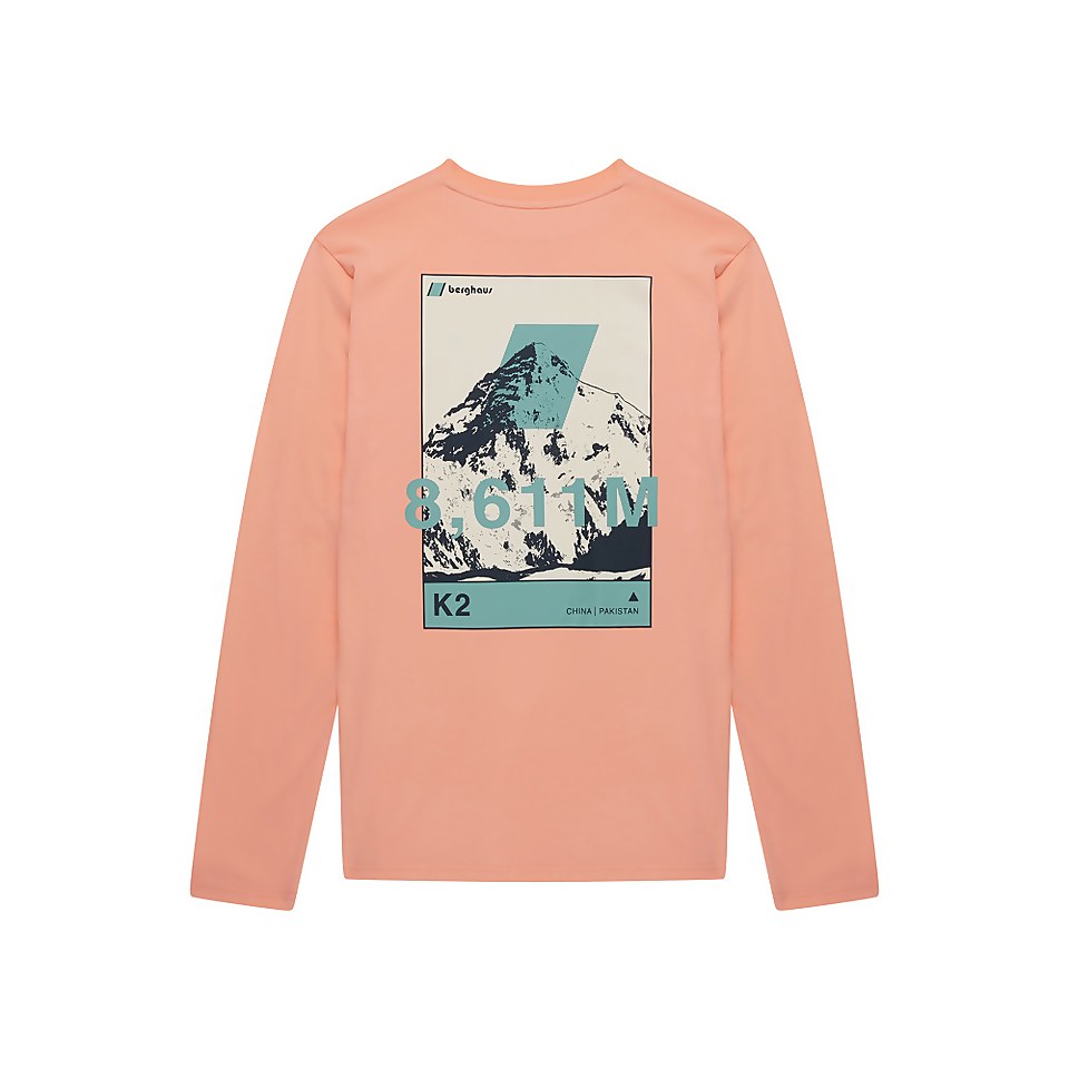 Men's 8000's Everest Long Sleeve Tee - Pink
