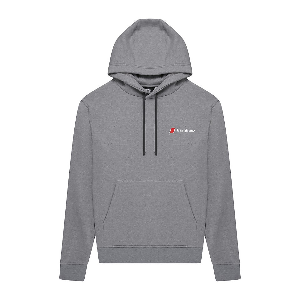 Unisex Heritage Back Print Hoody - Grey