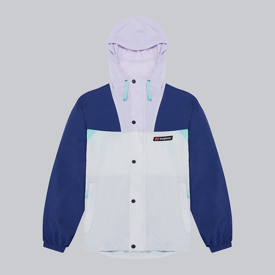 Unisex Windbreaker 21 Jacket - Light Grey / Dark Blue