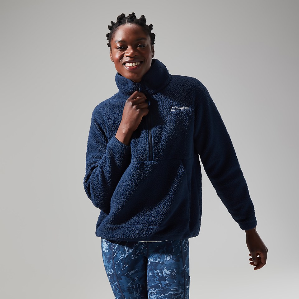 Women's Hawksker Half Zip - Dark Blue