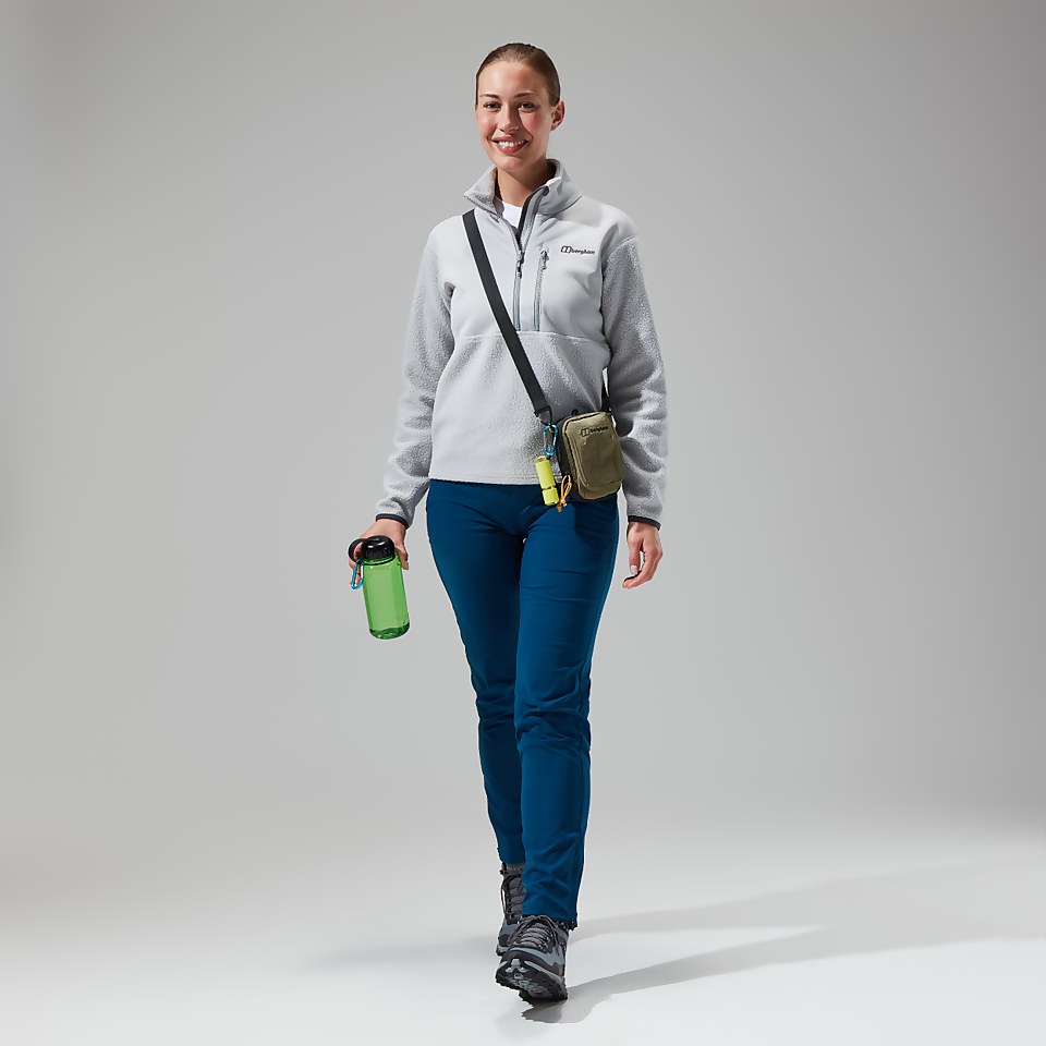 Fadley Half Zip Fleece für Damen - Hellgrau