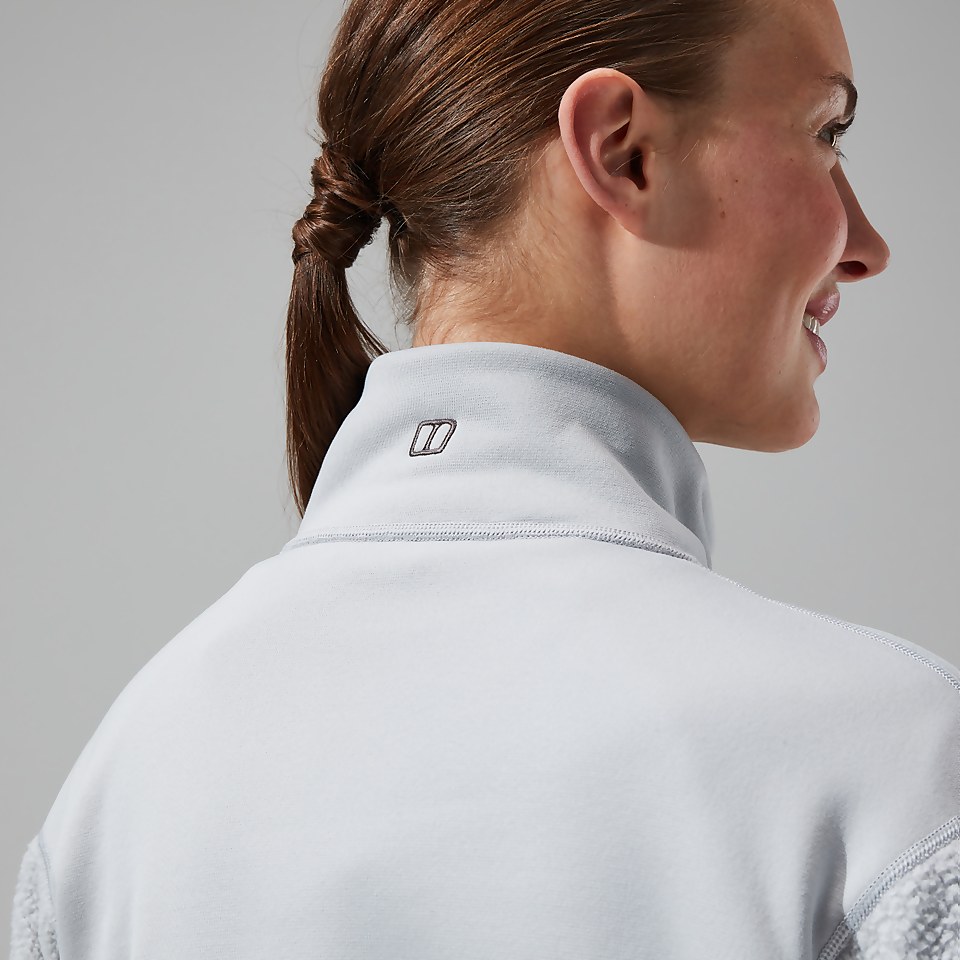 Fadley Half Zip Fleece für Damen - Hellgrau