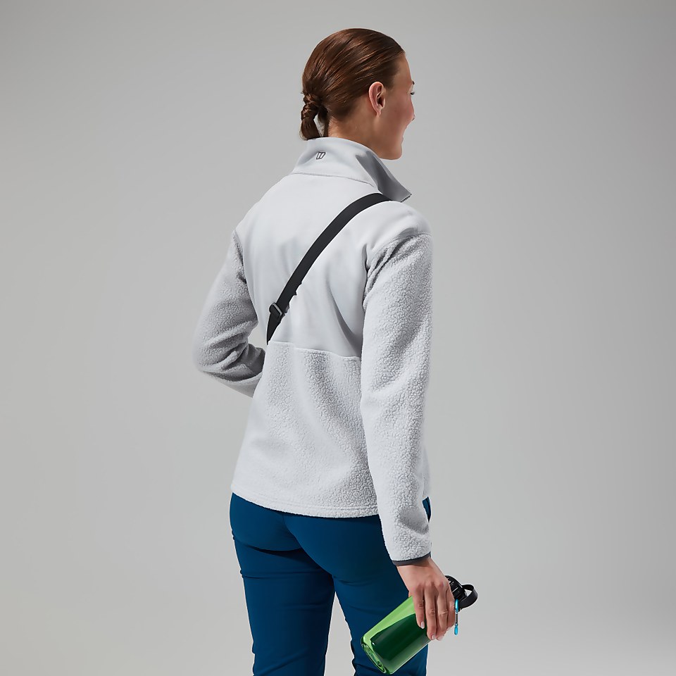 Fadley Half Zip Fleece für Damen - Hellgrau