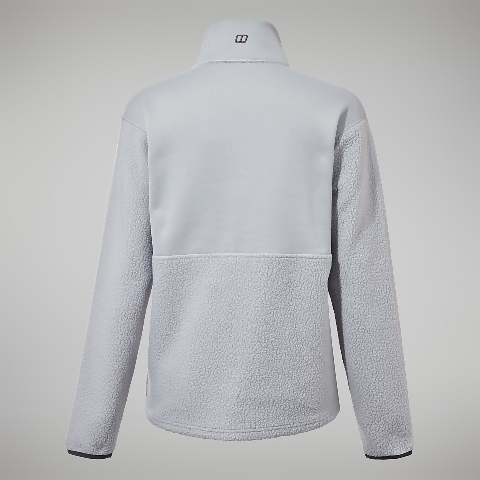 Fadley Half Zip Fleece für Damen - Hellgrau
